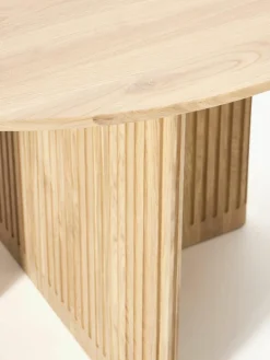 Ronde eettafel Jolka van eikenhout, Ø 120 cm^Westwing Collection Outlet
