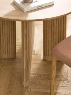 Ronde eettafel Jolka van eikenhout, Ø 120 cm^Westwing Collection Outlet