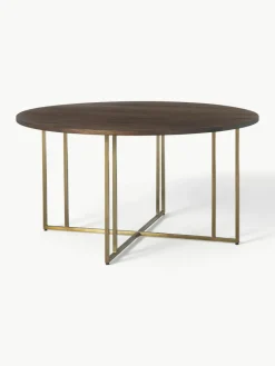 Ronde eettafel Luca van mangohout, in verschillende formaten^Westwing Collection Sale