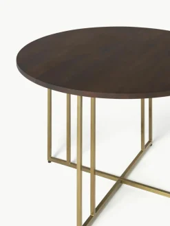 Ronde eettafel Luca van mangohout, in verschillende formaten^Westwing Collection Sale
