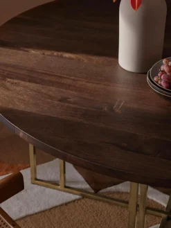 Ronde eettafel Luca van mangohout, in verschillende formaten^Westwing Collection Sale