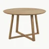 Ronde eettafel Malika uit berkenhout, Ø 120 cm^Westwing Fashion