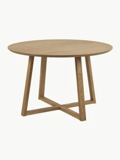 Ronde eettafel Malika uit berkenhout, Ø 120 cm^Westwing Fashion