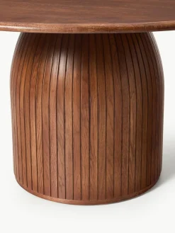 Ronde eettafel Nelly met groefstructuur, in verschillende formaten^Westwing Collection Online