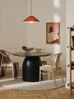 Ronde eettafel Nelly met marmeren tafelblad, Ø 115 cm^Westwing Collection Discount