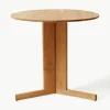 Ronde eettafel Trefoil van eikenhout, Ø 75 cm^Form & Refine Outlet