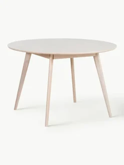 Ronde eettafel Yumi van eikenhout, Ø 115 cm^Rowico Best