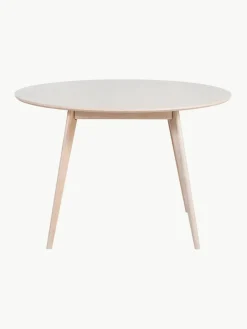 Ronde eettafel Yumi van eikenhout, Ø 115 cm^Rowico Best
