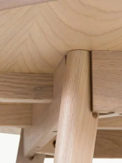 Ronde eettafel Yumi van eikenhout, Ø 115 cm^Rowico Best