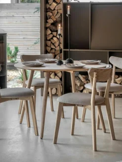 Ronde en eettafel Hatfield, Ø 110 cm^Westwing New