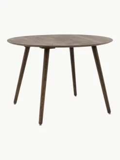 Ronde eikenhouten eettafel Hatfield, Ø 110 cm^Westwing New