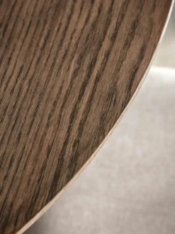 Ronde eikenhouten eettafel Hatfield, Ø 110 cm^Westwing New