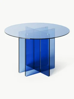Ronde Glazen eettafel Anouk, Ø 120 cm^Westwing Collection Hot