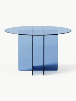 Ronde Glazen eettafel Anouk, Ø 120 cm^Westwing Collection Hot