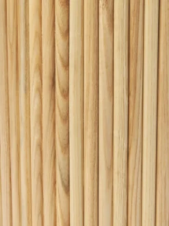 Ronde houten bijzettafel Nele met opbergruimte^Westwing Collection Fashion