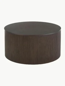 Ronde houten salontafel Nele met opbergruimte^Westwing Collection Online