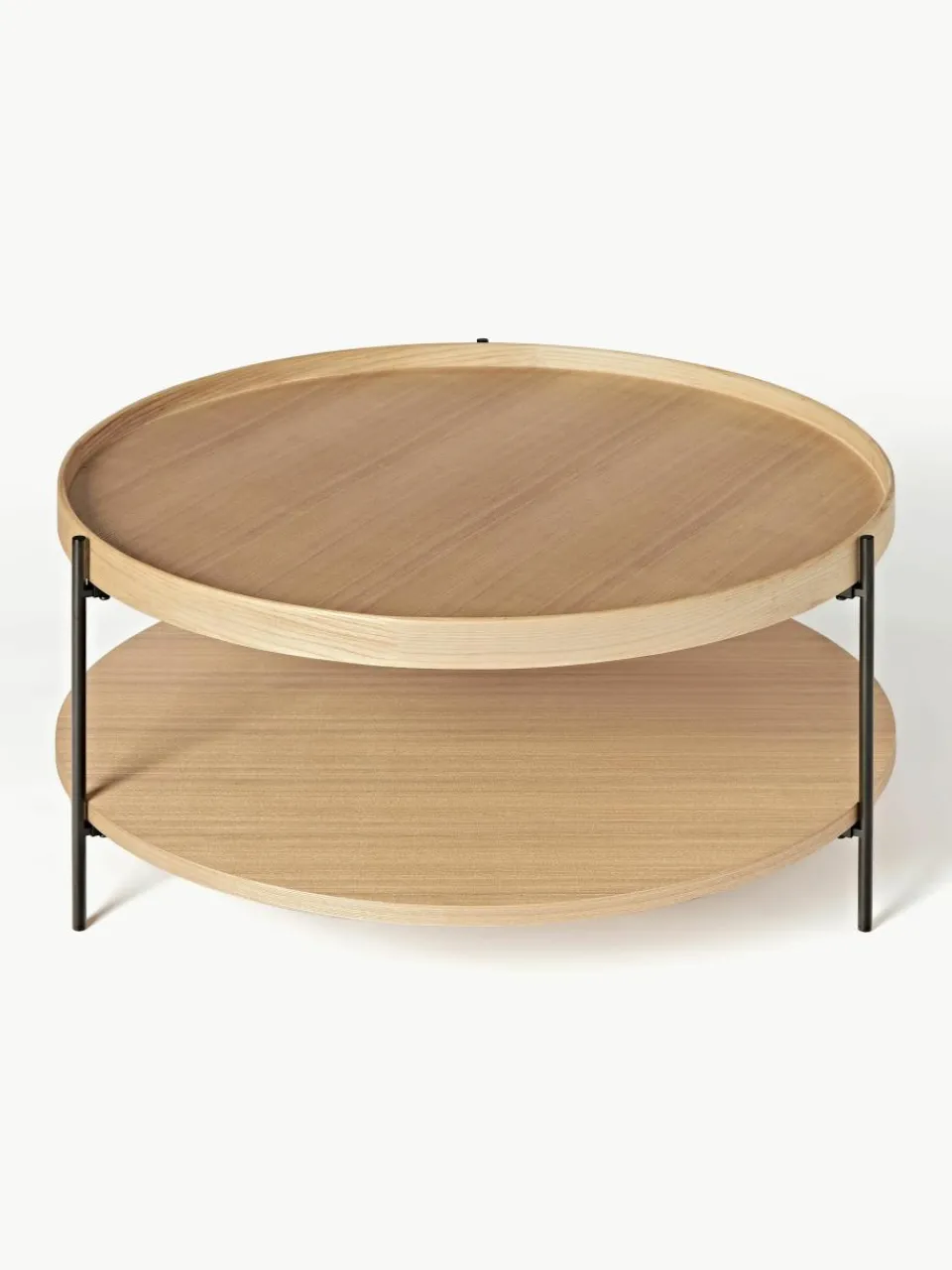 Ronde houten salontafel Renee^Westwing Collection New
