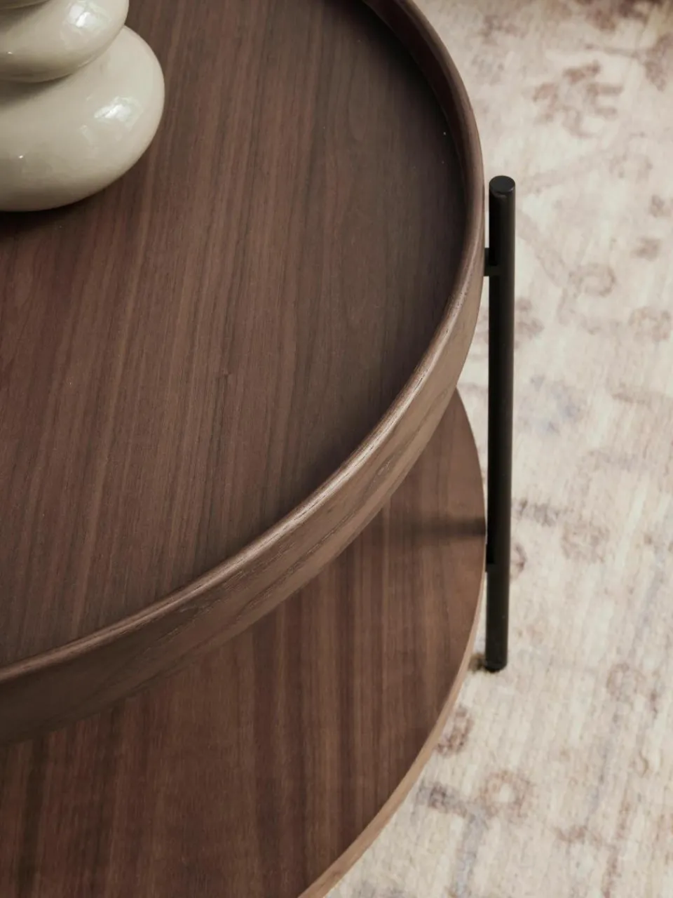 Ronde houten salontafel Renee^Westwing Collection Hot