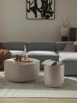 Ronde In- & outdoorbijzettafel Rona^Westwing Collection New