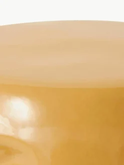 Ronde keramische bijzettafel Currents, handgemaakt^HKLIVING Online