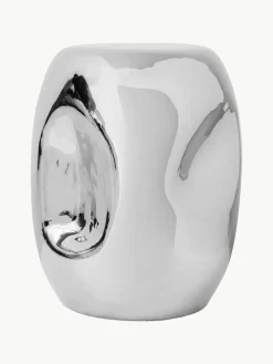 Ronde keramische bijzettafel Currents, handgemaakt^HKLIVING Clearance