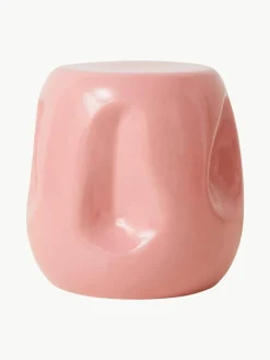 Ronde keramische bijzettafel Currents, handgemaakt^HKLIVING Online