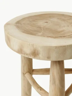 Ronde kruk Beachside uit Mungur hout^Westwing Collection Discount
