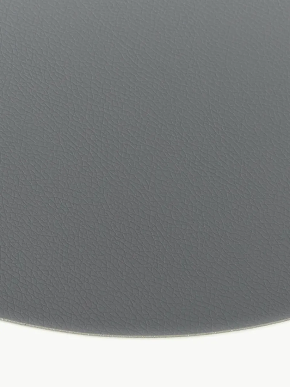 Ronde kunstleren placemats Pik, 2 stuks^ASA Selection Sale