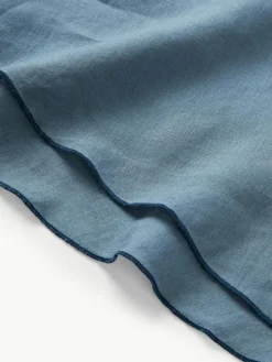 Ronde linnen tafelkleed Kennedy met bies^Westwing Collection Clearance