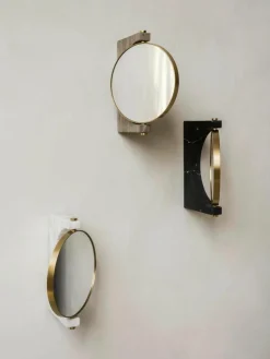 Ronde -make-up wandspiegel Pepe van marmer^Audo Copenhagen Clearance