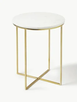 Ronde marmeren bijzettafel Alys^Westwing Collection Sale