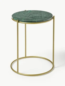 Ronde marmeren bijzettafel Ella^Westwing Collection Discount