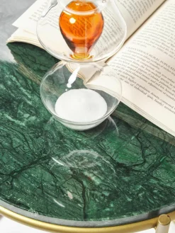 Ronde marmeren bijzettafel Ella^Westwing Collection Discount