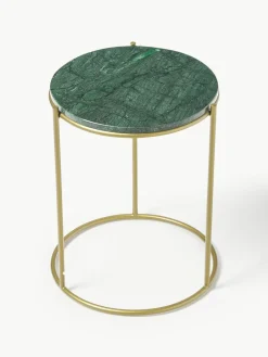 Ronde marmeren bijzettafel Ella^Westwing Collection Discount