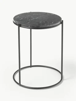 Ronde marmeren bijzettafel Ella^Westwing Collection Fashion