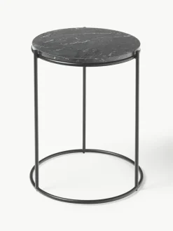 Ronde marmeren bijzettafel Ella^Westwing Collection Fashion
