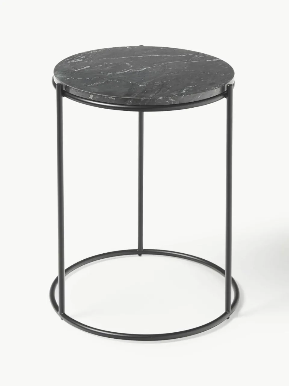 Ronde marmeren bijzettafel Ella^Westwing Collection Fashion