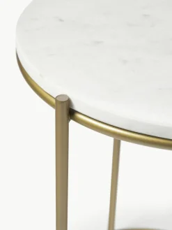 Ronde marmeren bijzettafel Ella^Westwing Collection Discount