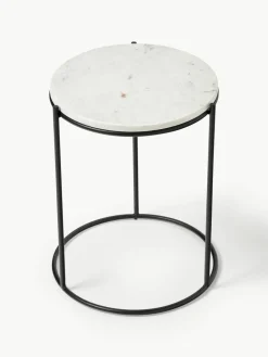 Ronde marmeren bijzettafel Ella^Westwing Collection New