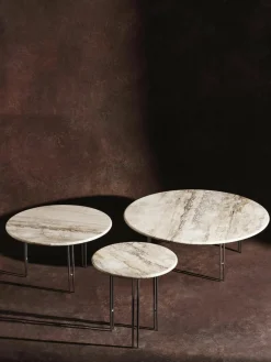 Ronde marmeren salontafel IOI, Ø 70 cm^GUBI Clearance