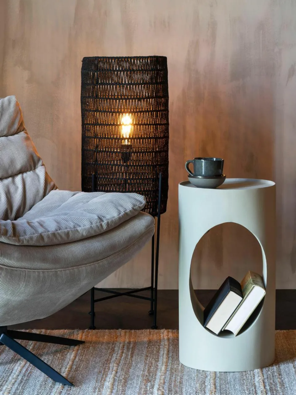 Ronde metalen bijzettafel Sai^Dutchbone Sale