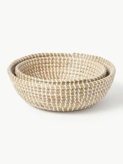 Ronde opbergmanden Aleya uit Seegrass, set van 2^Westwing Collection Hot