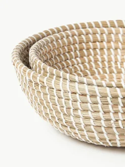 Ronde opbergmanden Aleya uit Seegrass, set van 2^Westwing Collection Hot