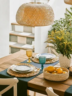 Ronde placemats Wanda van waterhyacint, 4 stuks^Bloomingville Outlet
