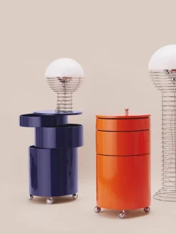 Ronde rolcontainer Barboy, design Verner Panton^Verpan Outlet