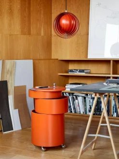 Ronde rolcontainer Barboy, design Verner Panton^Verpan Clearance