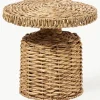 Ronde rotan bijzettafel Camo^Bloomingville New