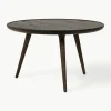 Ronde salontafel Accent van eikenhout, handgemaakt^Mater Discount