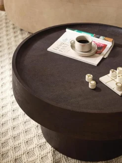Ronde salontafel Benno van mangohout^Westwing Collection Clearance