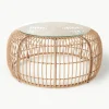 Ronde salontafel Costa met glazen tafelblad^Westwing Collection Online